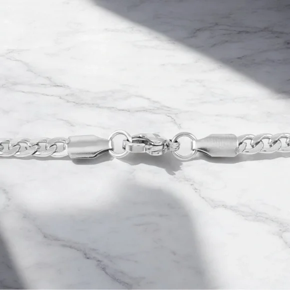 Men’s (Unisex) Chain Necklace (24 Inches) and Ring in Stainless Steel